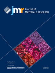 Journal of Materials Research Volume 27 - Issue 18 -