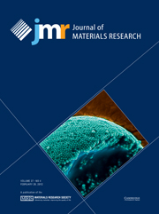 Journal of Materials Research Volume 27 - Issue 4 -