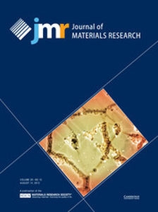 Journal of Materials Research Volume 28 - Issue 15 -