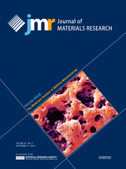 Journal of Materials Research Volume 29 - Issue 17 -  Focus Issue: The Materials Science of Additive Manufacturing