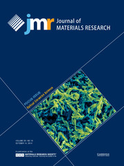 Journal of Materials Research Volume 29 - Issue 19 -  Focus Issue: Optical Ceramics Science