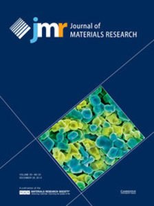 Journal of Materials Research Volume 29 - Issue 24 -