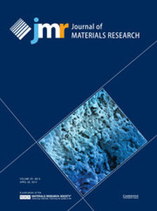 Journal of Materials Research Volume 29 - Issue 8 -