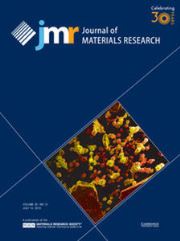 Journal of Materials Research Volume 30 - Issue 13 -