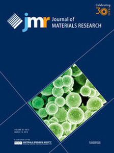 Journal of Materials Research Volume 30 - Issue 5 -