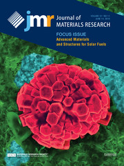 Journal of Materials Research Volume 31 - Issue 11 -  Focus Issue: Advanced Materials and Structures for Solar Fuels