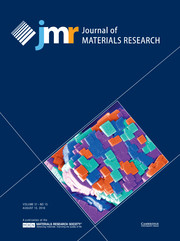 Journal of Materials Research Volume 31 - Issue 15 -