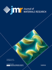 Journal of Materials Research Volume 32 - Issue 18 -