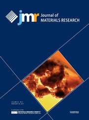 Journal of Materials Research Volume 32 - Issue 4 -