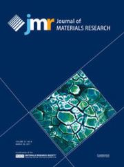 Journal of Materials Research Volume 32 - Issue 6 -