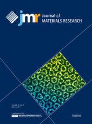 Journal of Materials Research Volume 32 - Issue 9 -