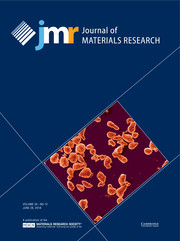 Journal of Materials Research Volume 33 - Issue 12 -