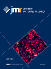 Journal of Materials Research Volume 34 - Issue 15 -