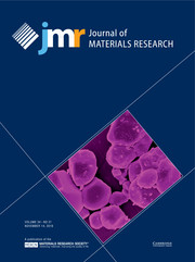 Journal of Materials Research Volume 34 - Issue 21 -