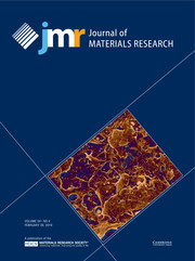 Journal of Materials Research Volume 34 - Issue 4 -