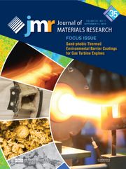 Journal of Materials Research Volume 35 - Issue 17 -  Focus Issue: Sand-phobic Thermal/Environmental Barrier Coatings for Gas Turbine Engines