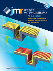 Journal of Materials Research Volume 35 - Issue 7 -  Focus Issue: Atomic Layer Deposition for Emerging Thin-Film Materials and Applications