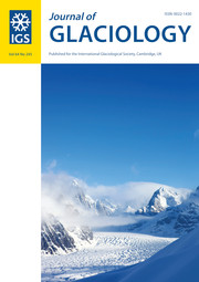 Journal of Glaciology Volume 64 - Issue 245 -