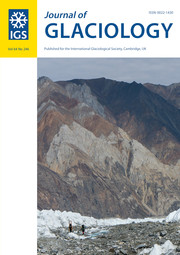 Journal of Glaciology Volume 64 - Issue 246 -