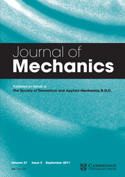 Journal of Mechanics Volume 27 - Issue 3 -