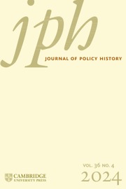 Journal of Policy History Volume 36 - Issue 4 -