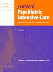 Journal of Psychiatric Intensive Care Volume 2 - Issue 2 -