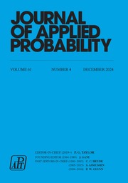 Journal of Applied Probability Volume 61 - Issue 4 -