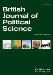 British Journal of Political Science Volume 49 - Issue 1 -