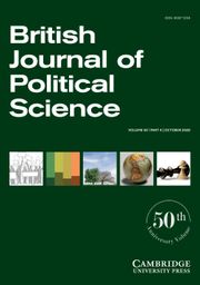 British Journal of Political Science Volume 50 - Issue 4 -