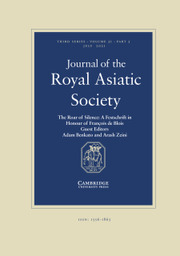 Journal of the Royal Asiatic Society Volume 31 - Issue 3 -