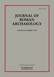 Journal of Roman Archaeology Volume 34 - Issue 1 -