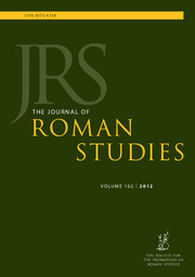 The Journal of Roman Studies Volume 102 - Issue  -