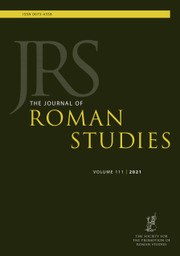 The Journal of Roman Studies Volume 111 - Issue  -