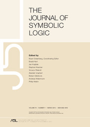 The Journal of Symbolic Logic Volume 79 - Issue 1 -