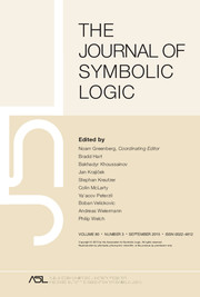 The Journal of Symbolic Logic Volume 80 - Issue 3 -