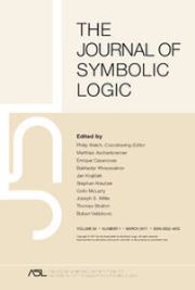 The Journal of Symbolic Logic Volume 82 - Issue 1 -