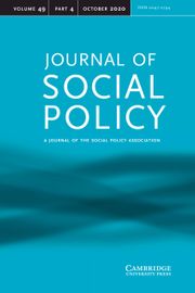 Journal of Social Policy Volume 49 - Issue 4 -