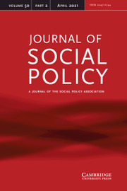 Journal of Social Policy Volume 50 - Issue 2 -