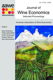 Journal of Wine Economics Volume 15 - Issue 4 -