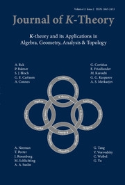 Journal of K-Theory Volume 11 - Issue 2 -