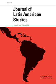 Journal of Latin American Studies Volume 44 - Issue 1 -