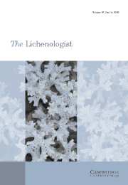 The Lichenologist Volume 37 - Issue 4 -