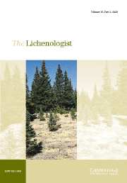 The Lichenologist Volume 38 - Issue 2 -