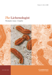 The Lichenologist Volume 41 - Issue 4 -  Thematic issue: Graphis