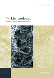 The Lichenologist Volume 42 - Issue 2 -