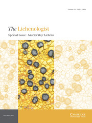 The Lichenologist Volume 52 - Issue 2 -