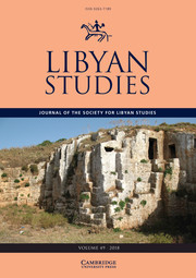 Libyan Studies Volume 49 - Issue  -