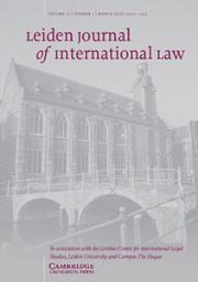 Leiden Journal of International Law Volume 31 - Issue 1 -