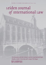 Leiden Journal of International Law Volume 37 - Issue 4 -