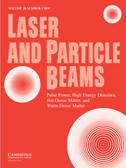 Laser and Particle Beams Volume 28 - Issue 3 -